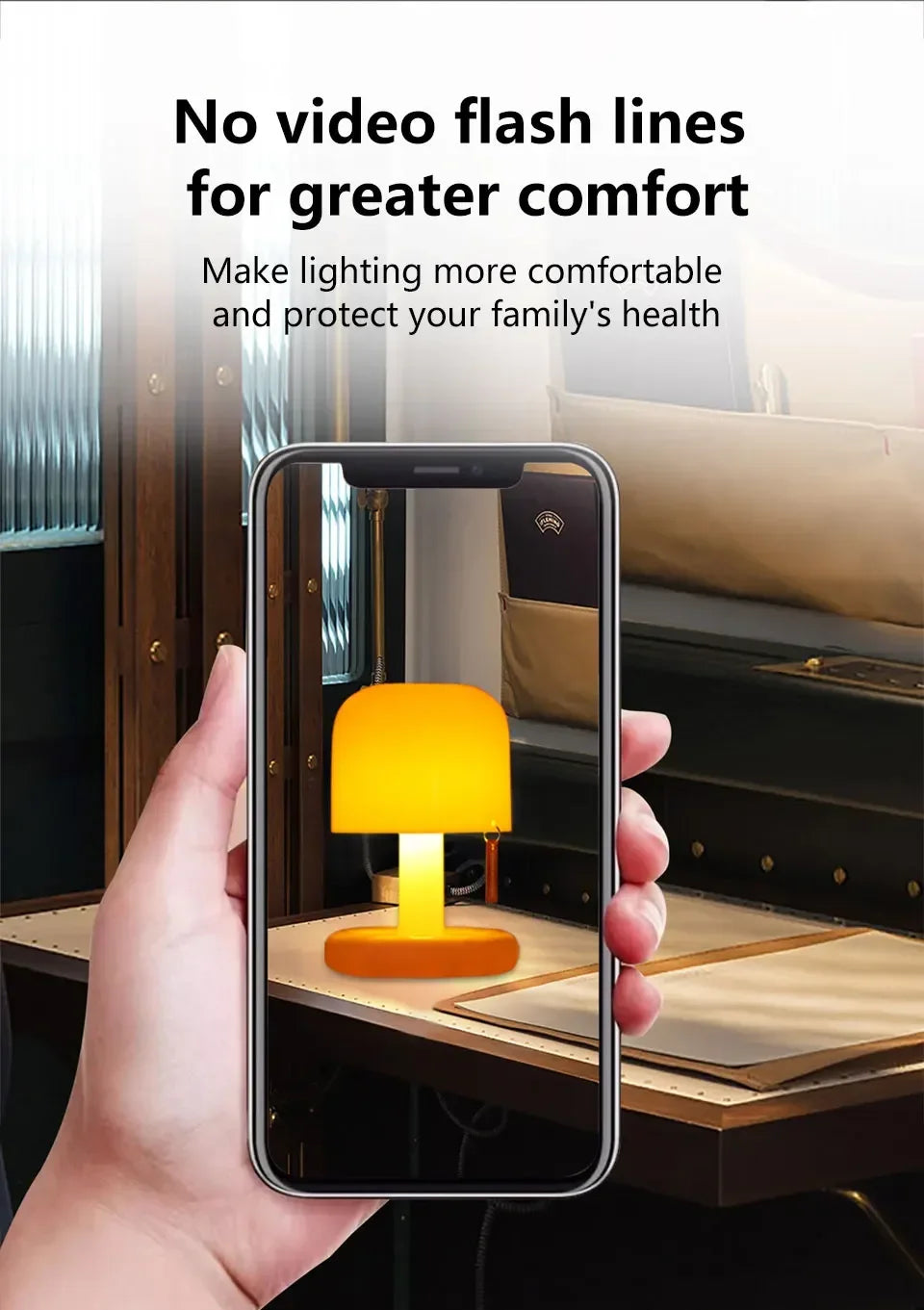 mini sunset mushroom lamp