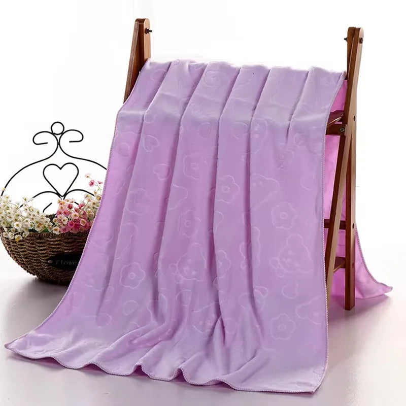 soft flower bear towels