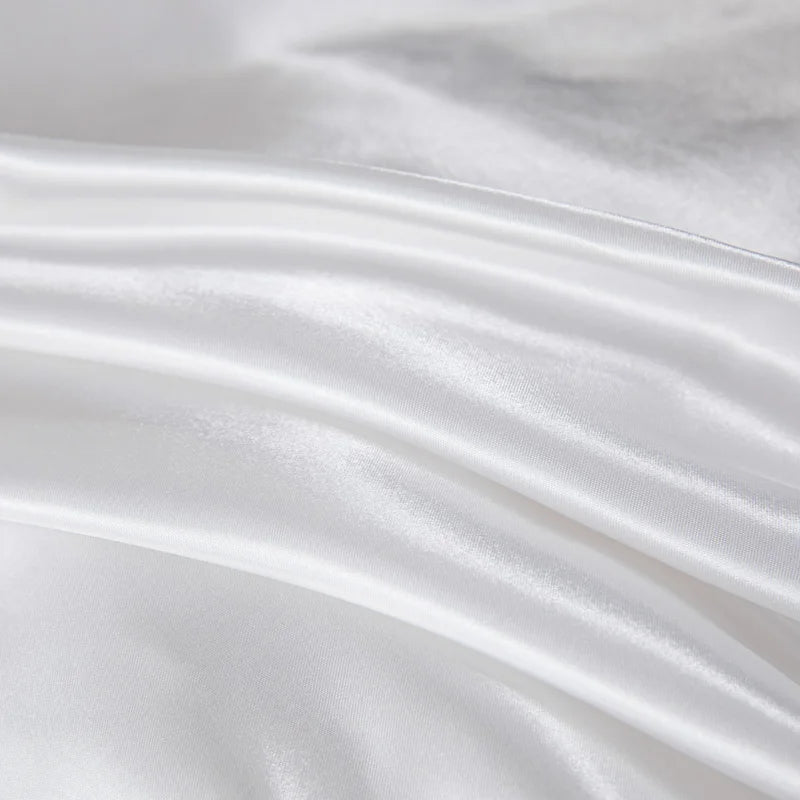satin duvet set