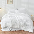 bohemian pleated duvet cover- 3 set