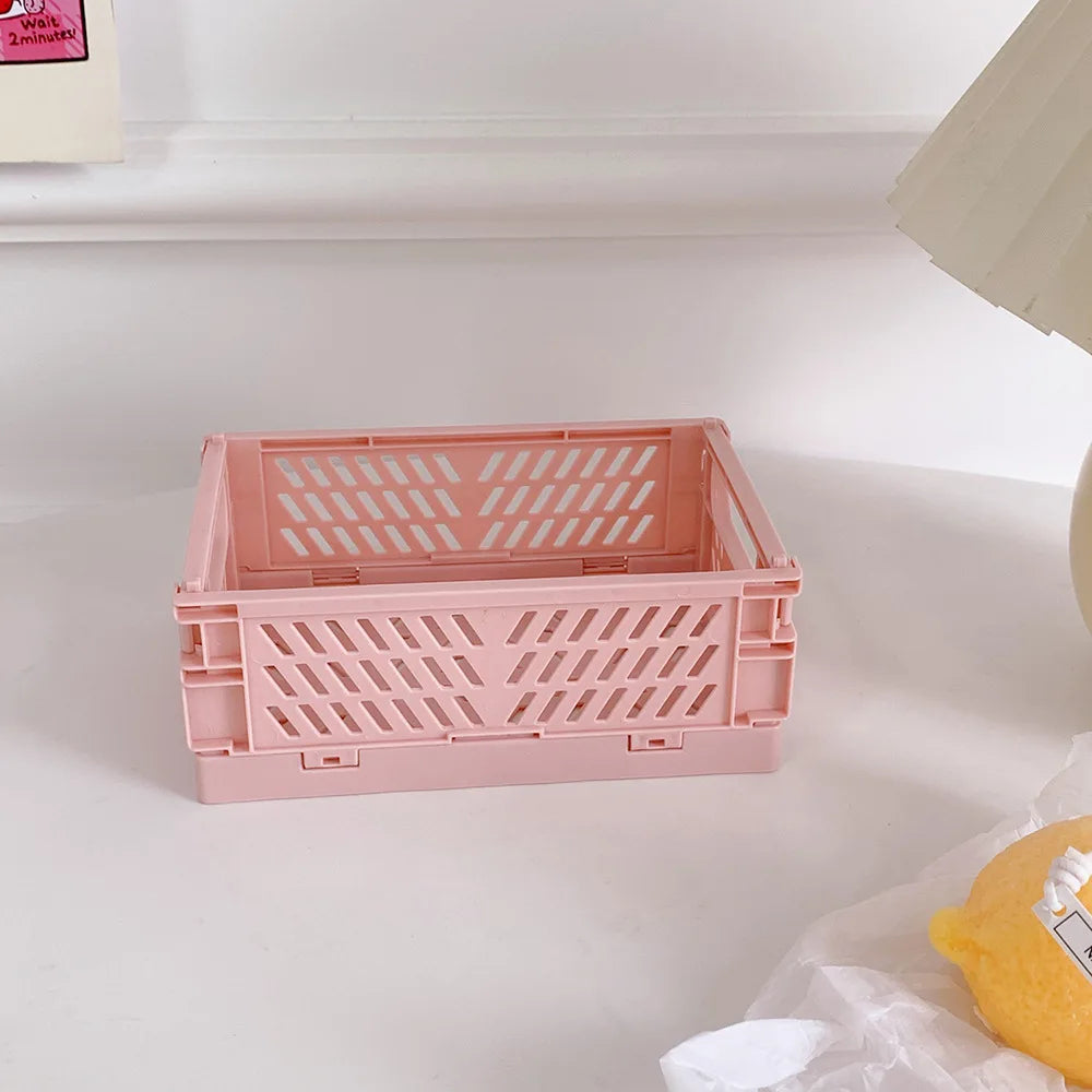mini colorful milk crate organizers
