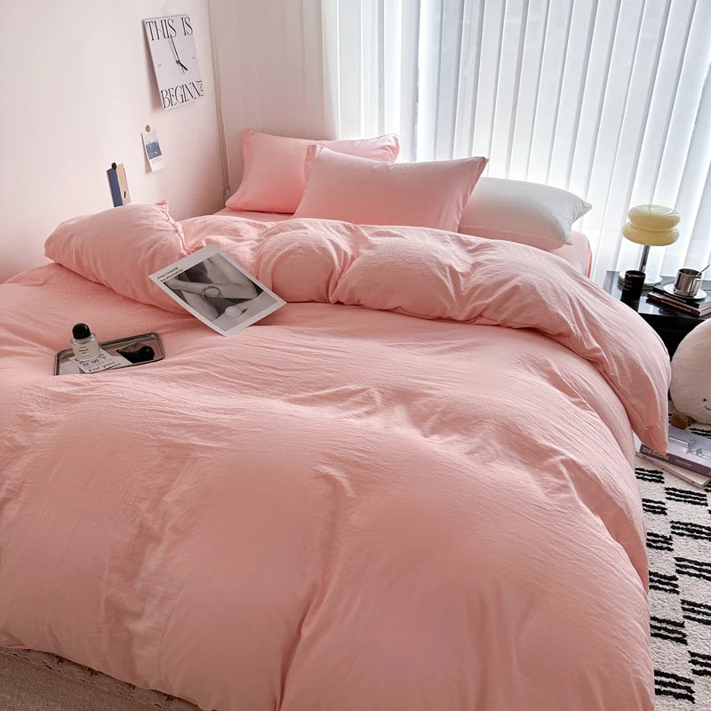 solid color bedding set