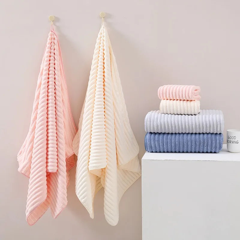 textured stripes xtra soft towels towels