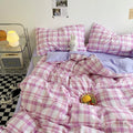 plaid on plaid - duvet cover