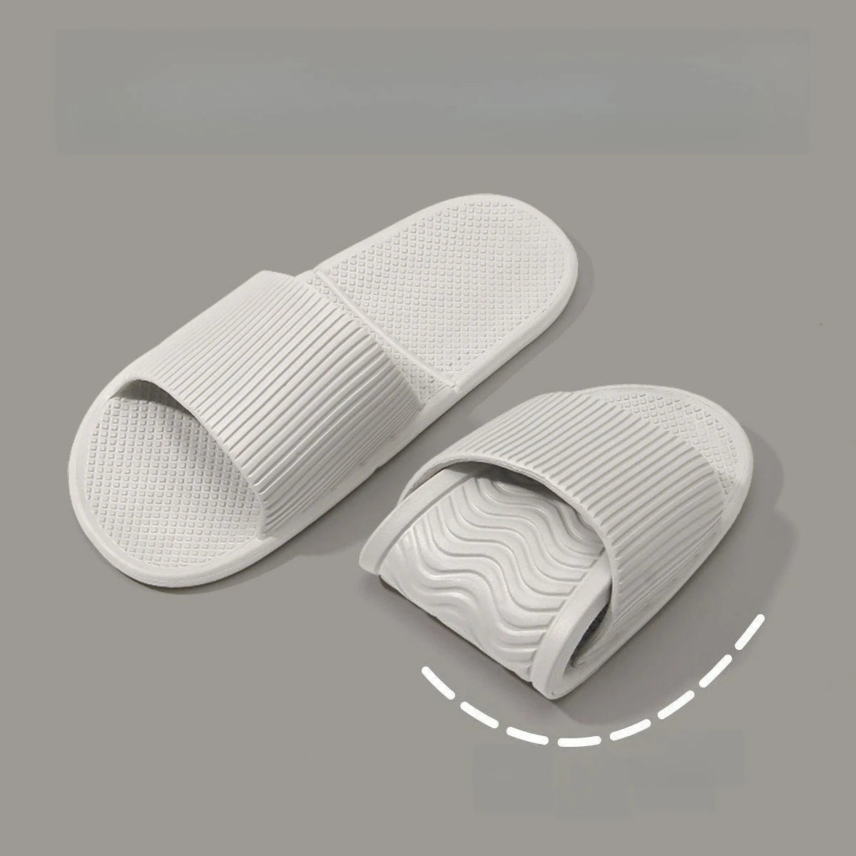 flexible foldable shower shoes
