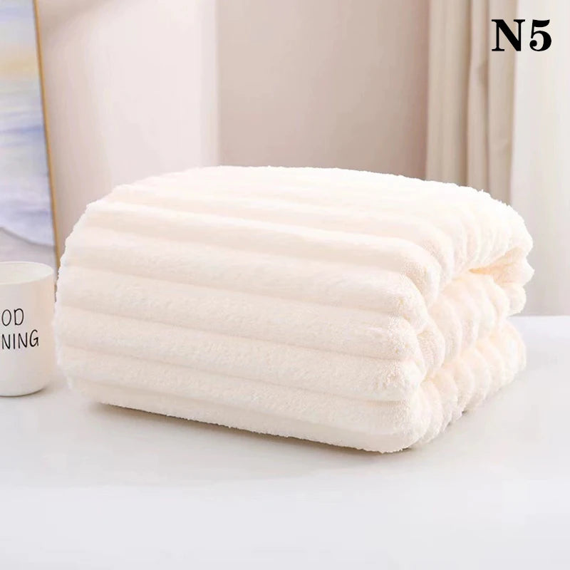 plush thick towels