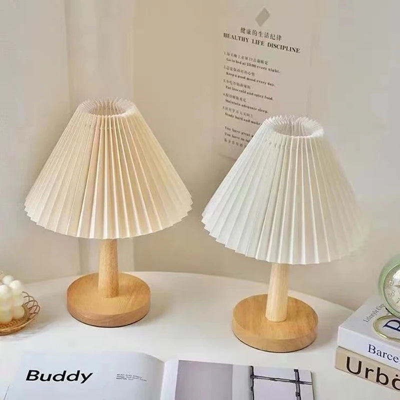 pleated cute lamp