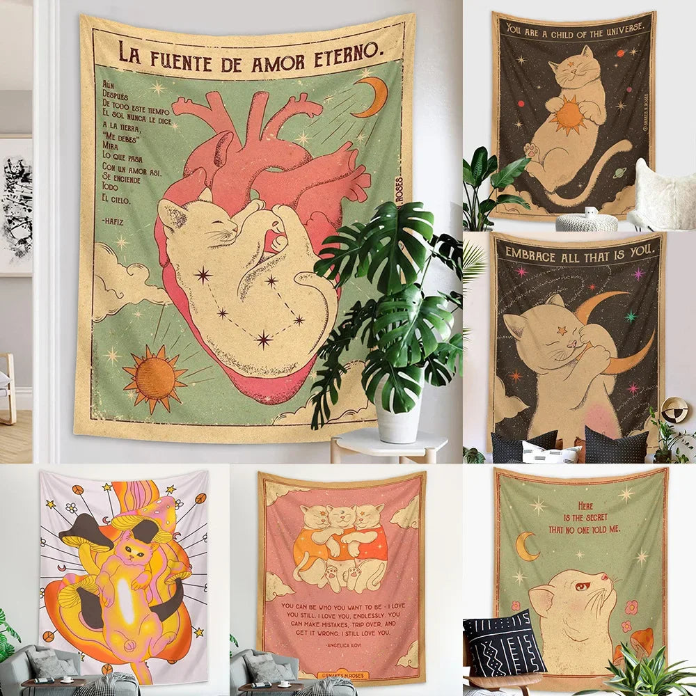 cat torot tapestry