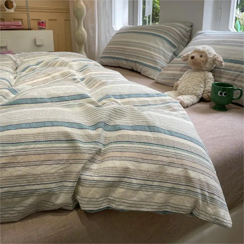 stripe style duvet cover