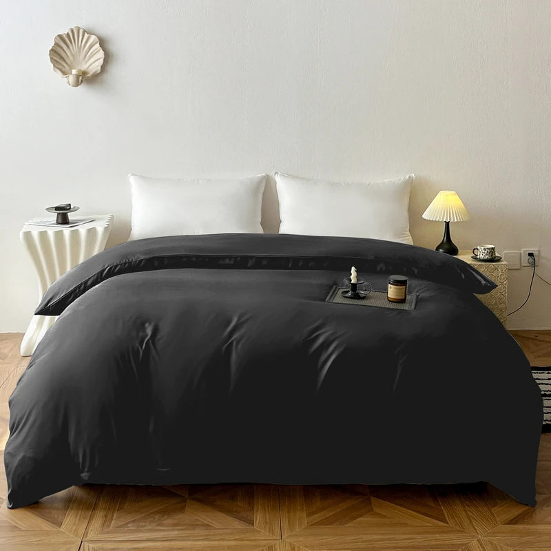 solid plain duvet sets