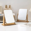 double rotating mirror - wood