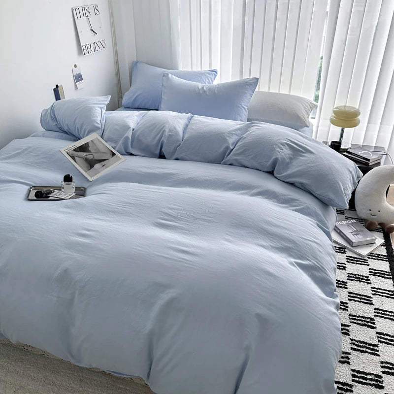 solid color bedding set