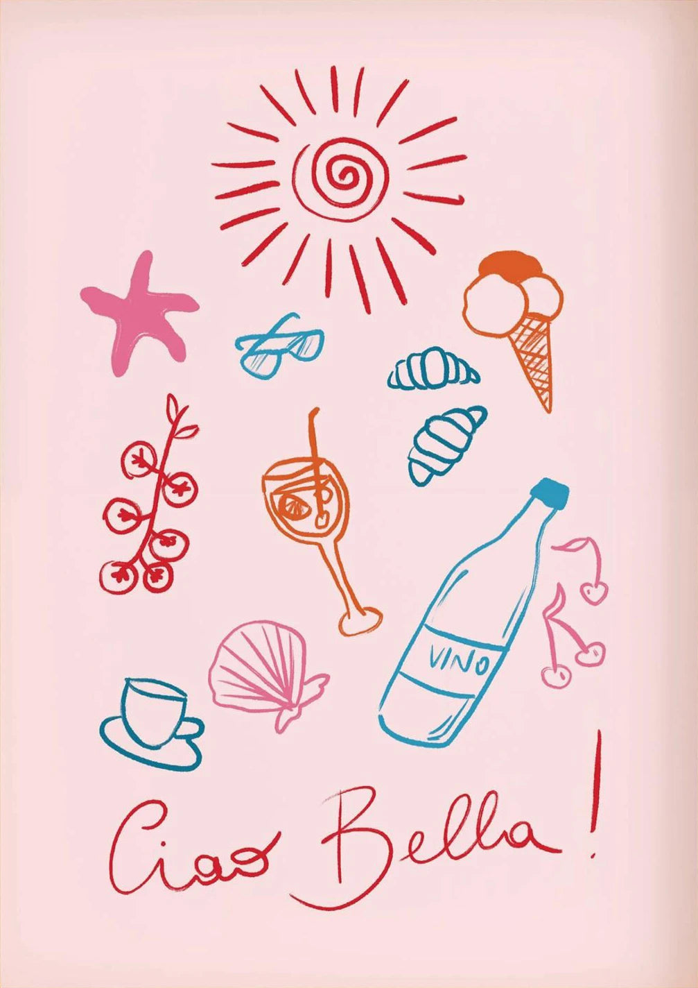 tropical beach print posters