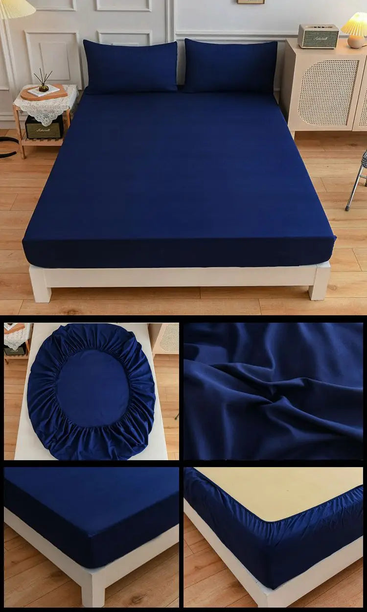 more color solid fitted sheet