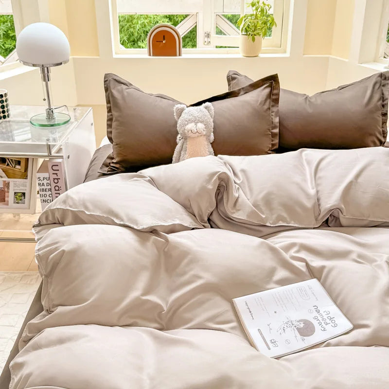 double colored duvet sets