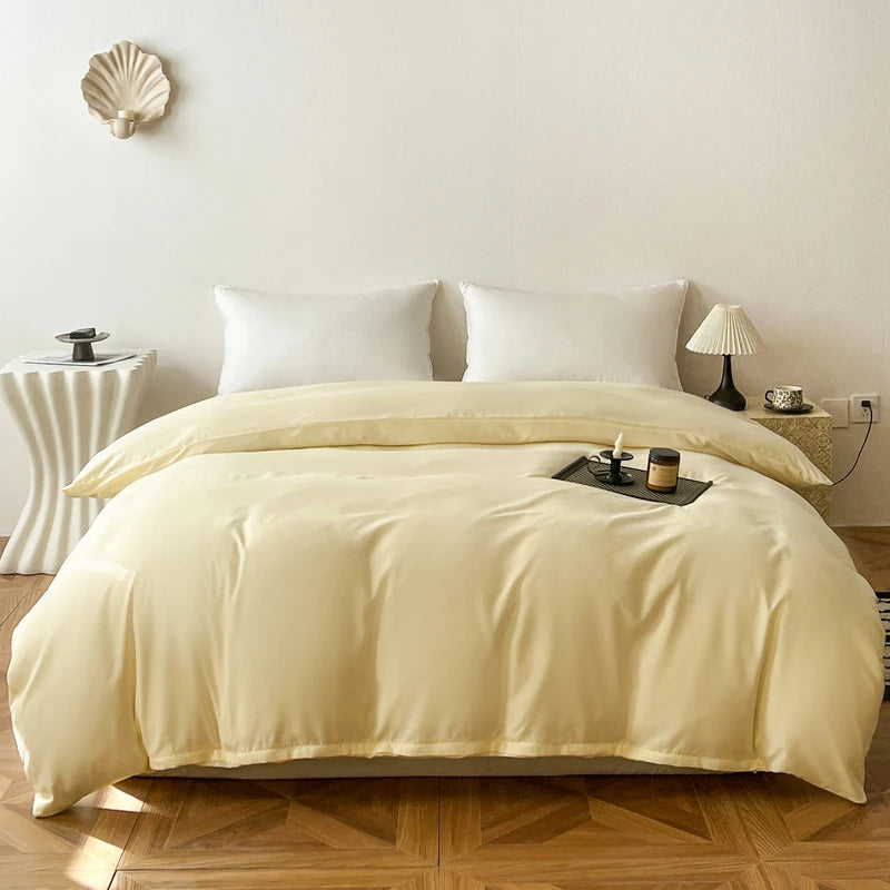 solid plain duvet sets
