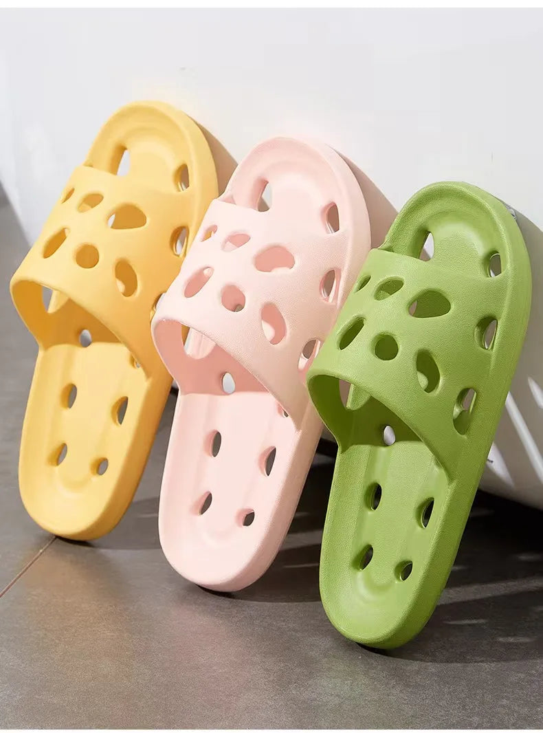 summer colors shower slides