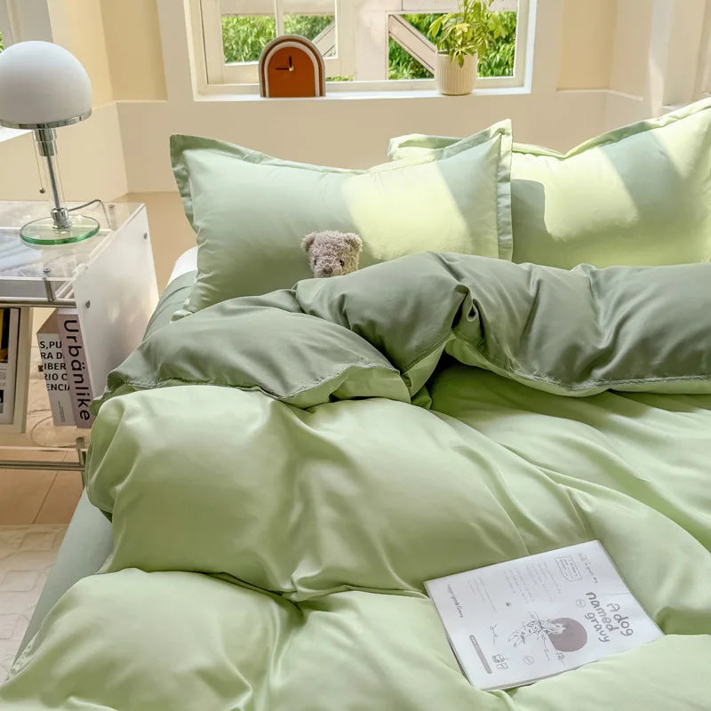double colored duvet sets