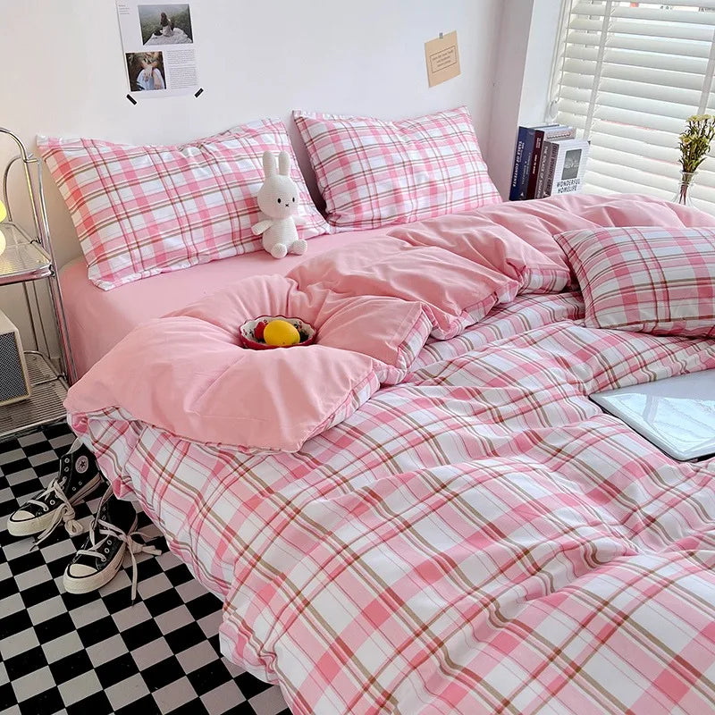 plaid on plaid - duvet cover