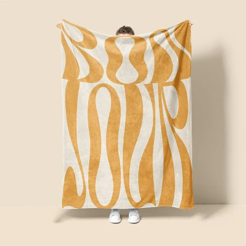 graffiti design blanket