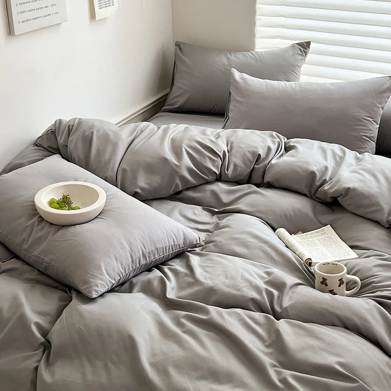 solid color bedding set