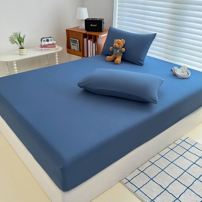 plain colored fitted sheets