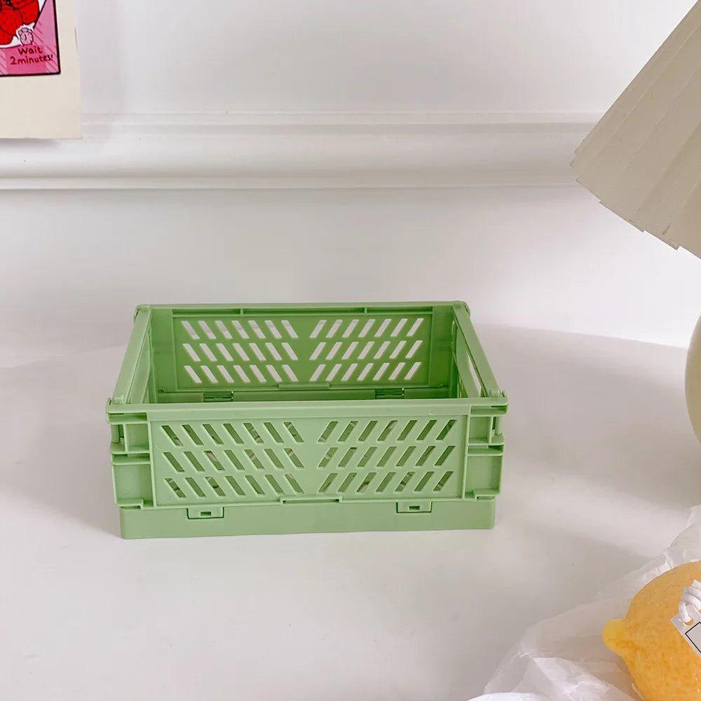 mini colorful milk crate organizers