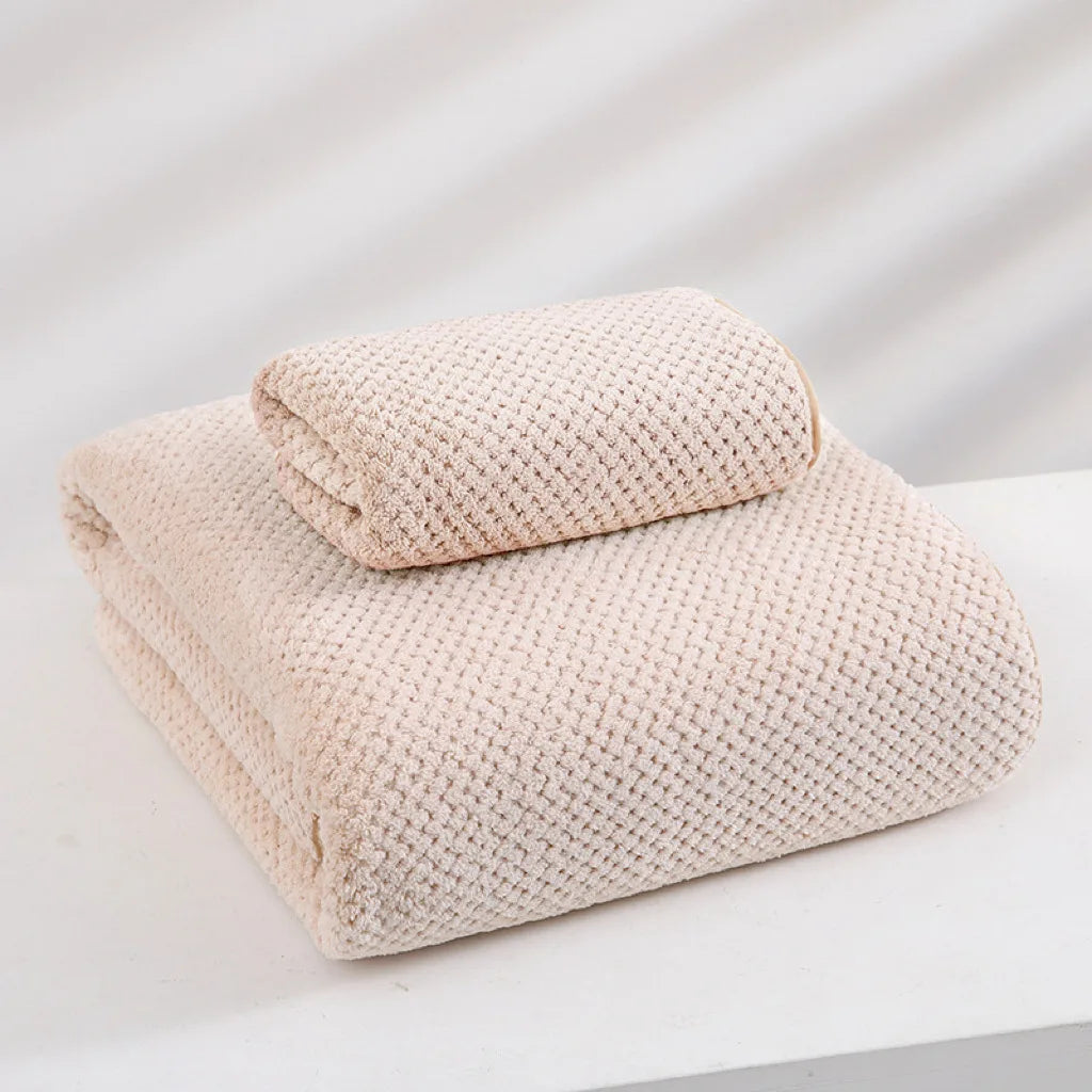 basic small waffle towel
