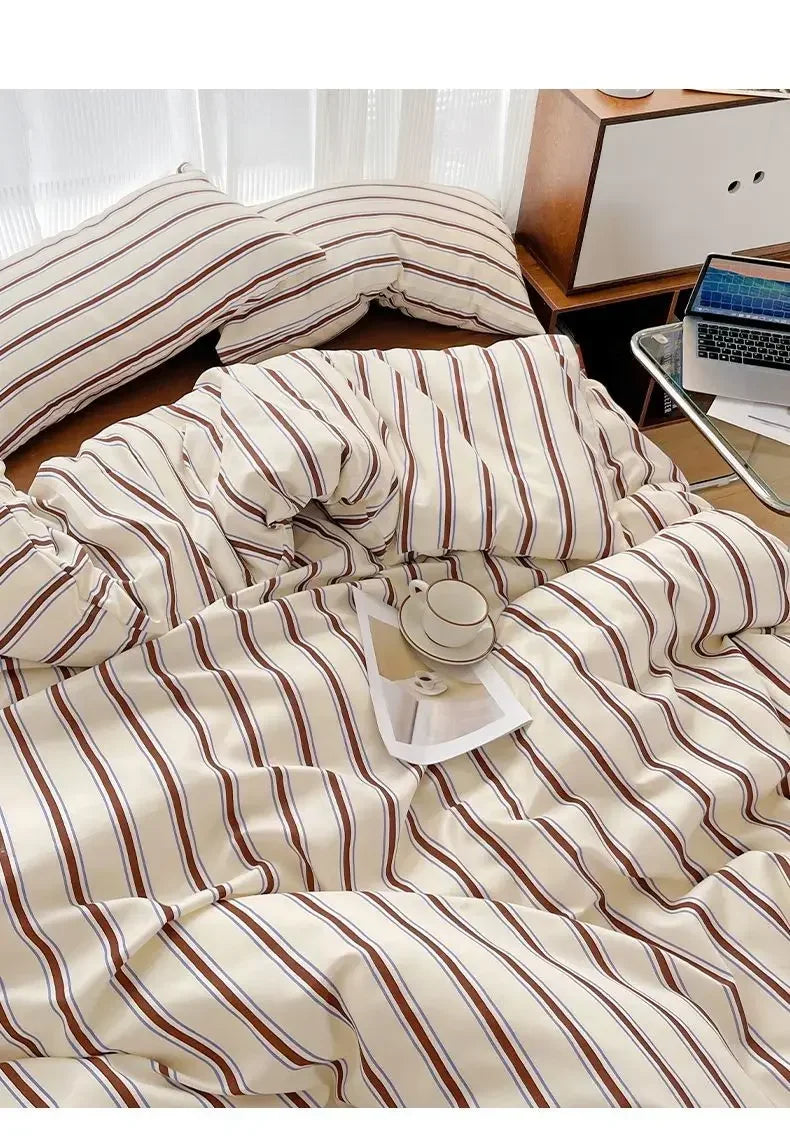stripey stripes duvet set - 4p