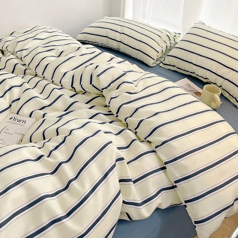 stripey stripes duvet set - 4p
