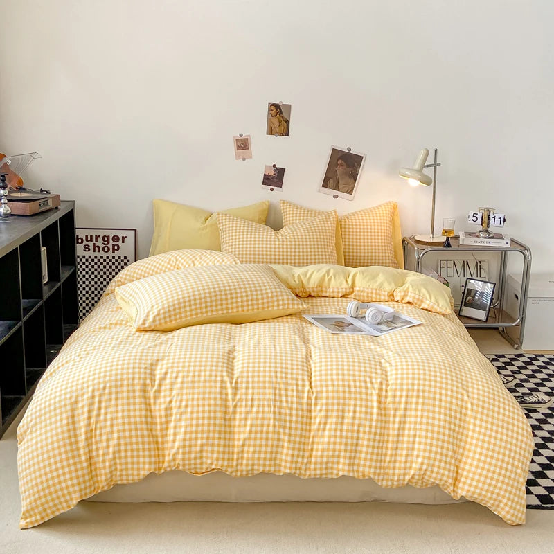 plaid on plaid - duvet cover
