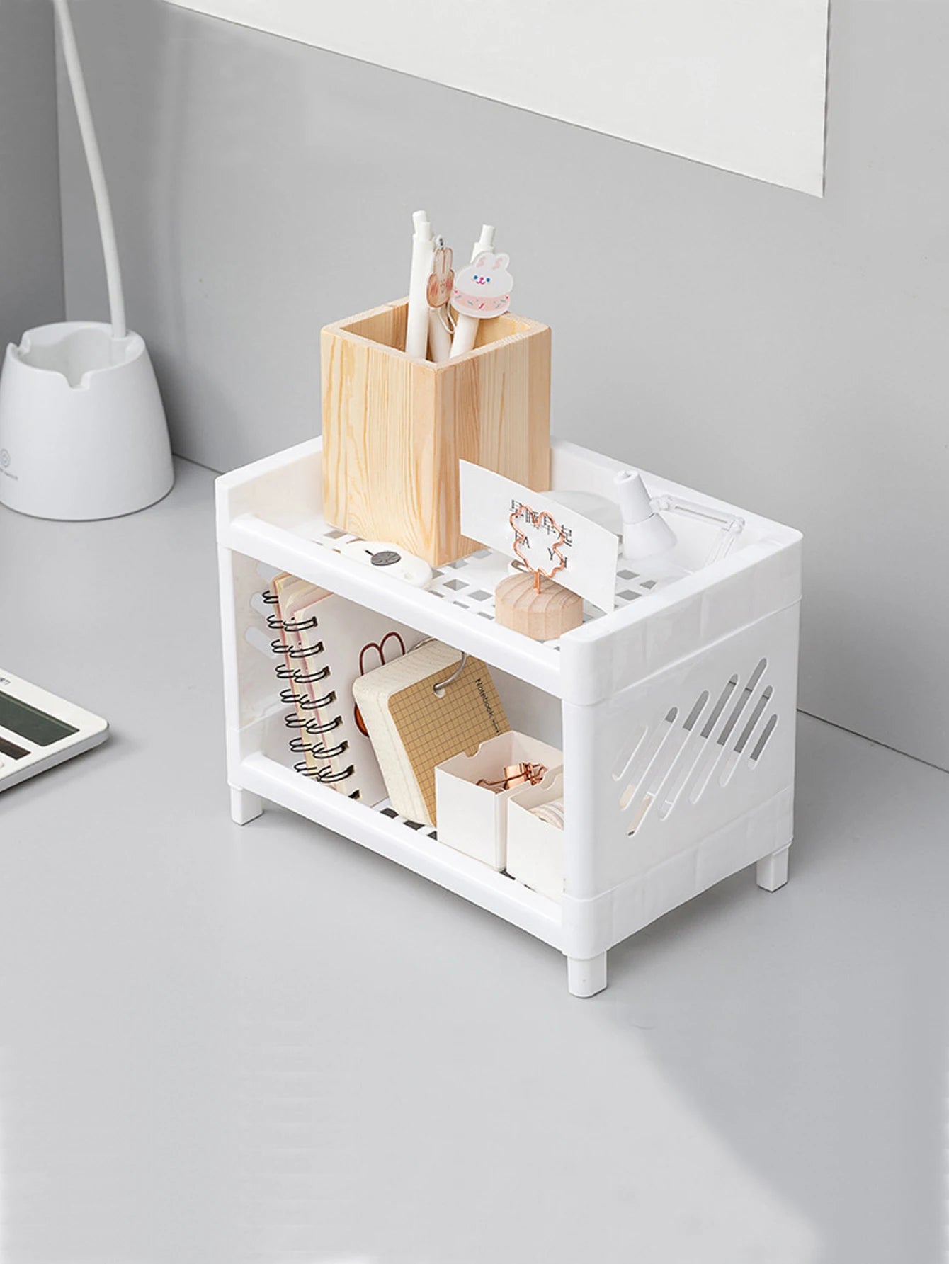 double layer storage rack