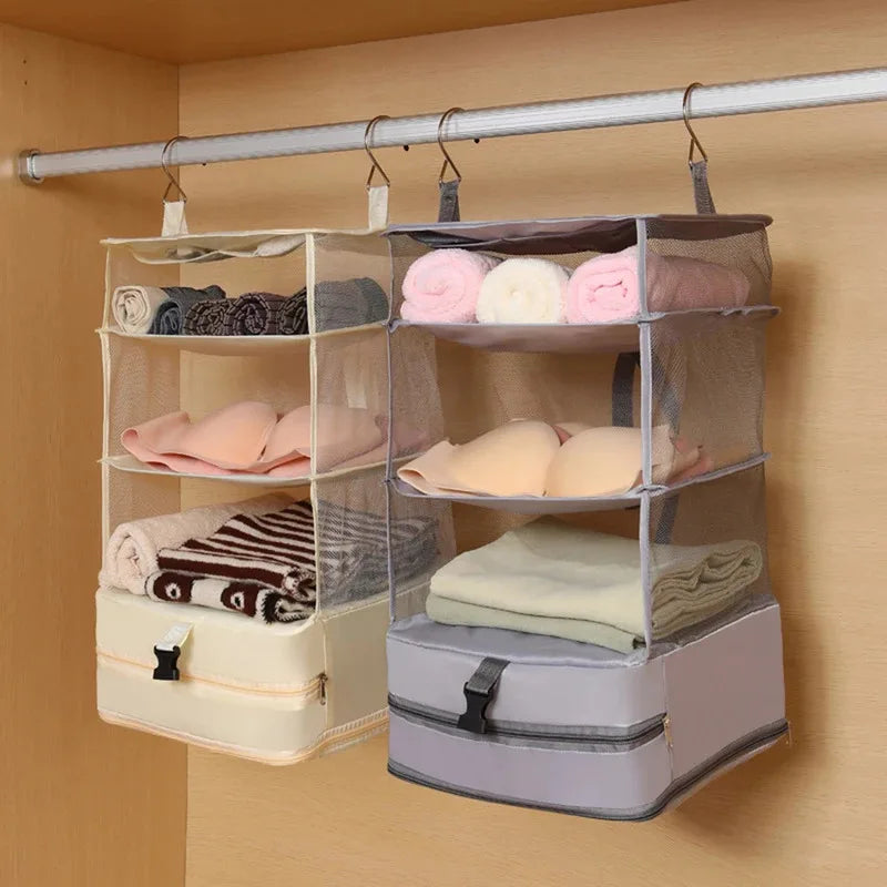hanging closet wardrobe organizer