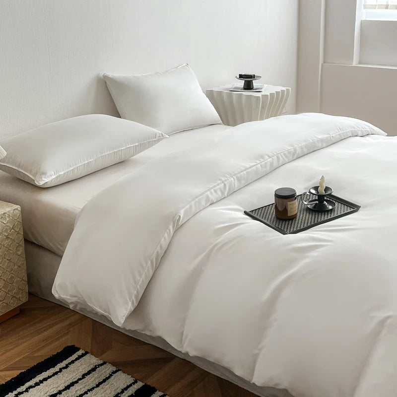 solid plain duvet sets