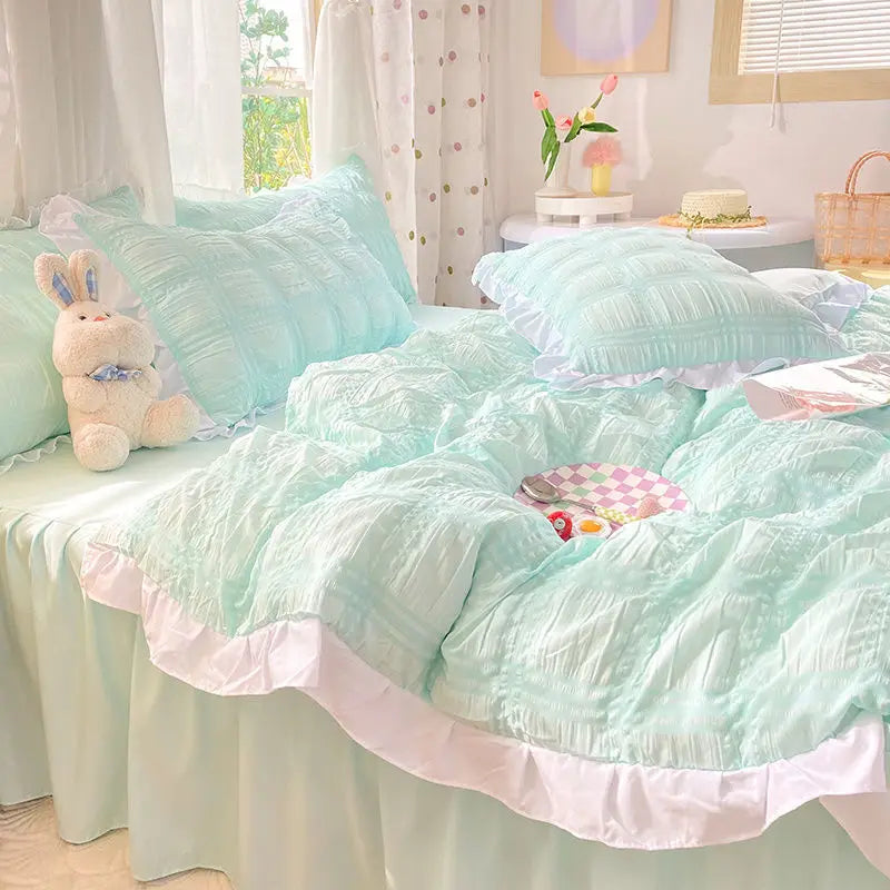 princess textured duvet set