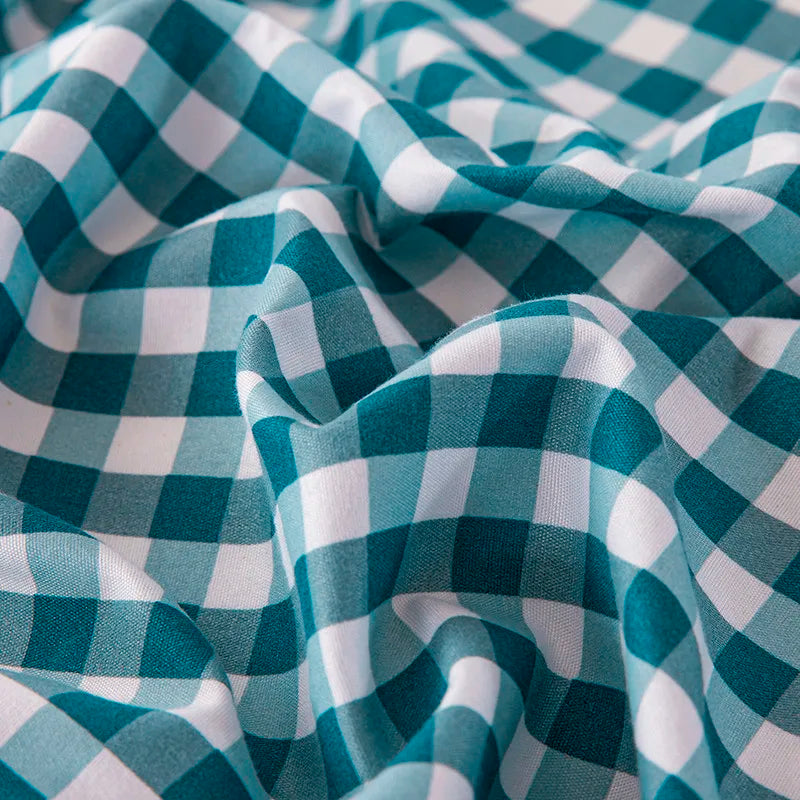 dark gingham duvet cover