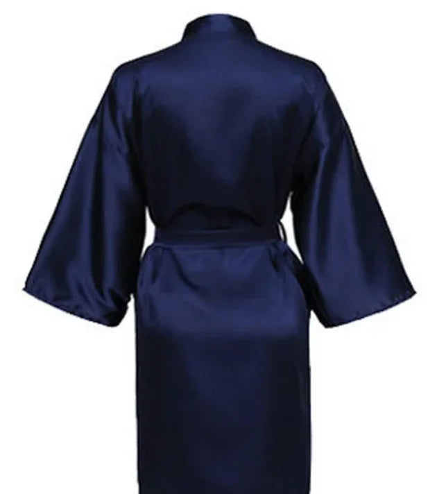 midi satin robe