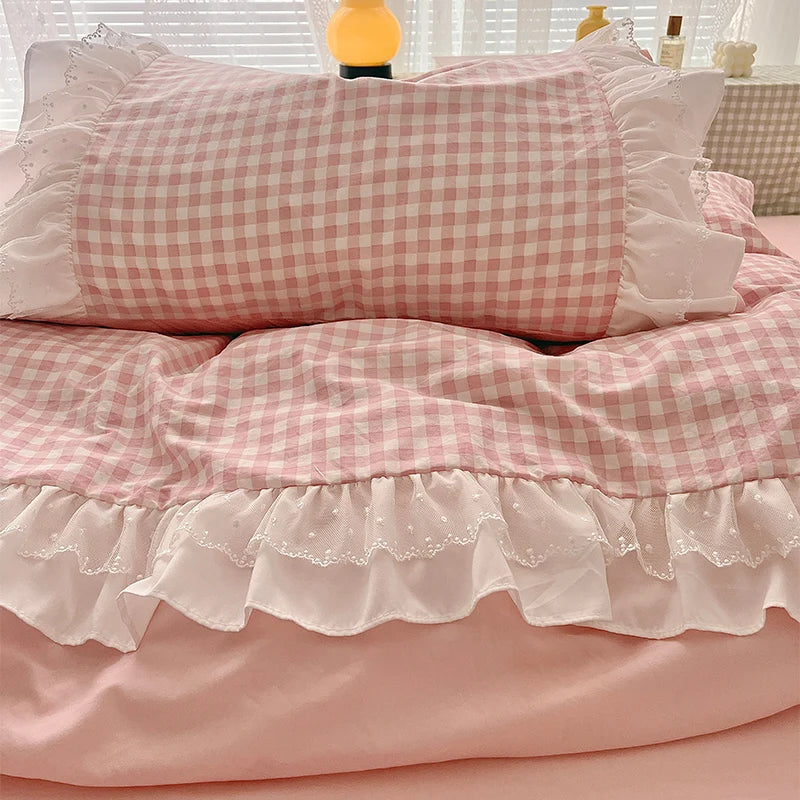 pink or blue dorthy duvet set
