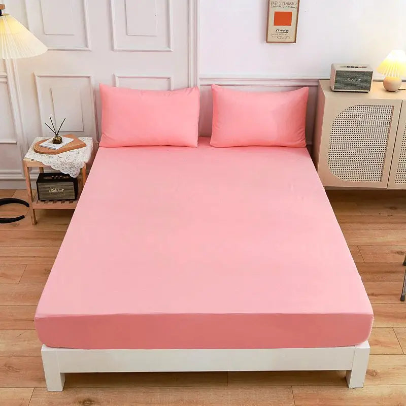 more color solid fitted sheet