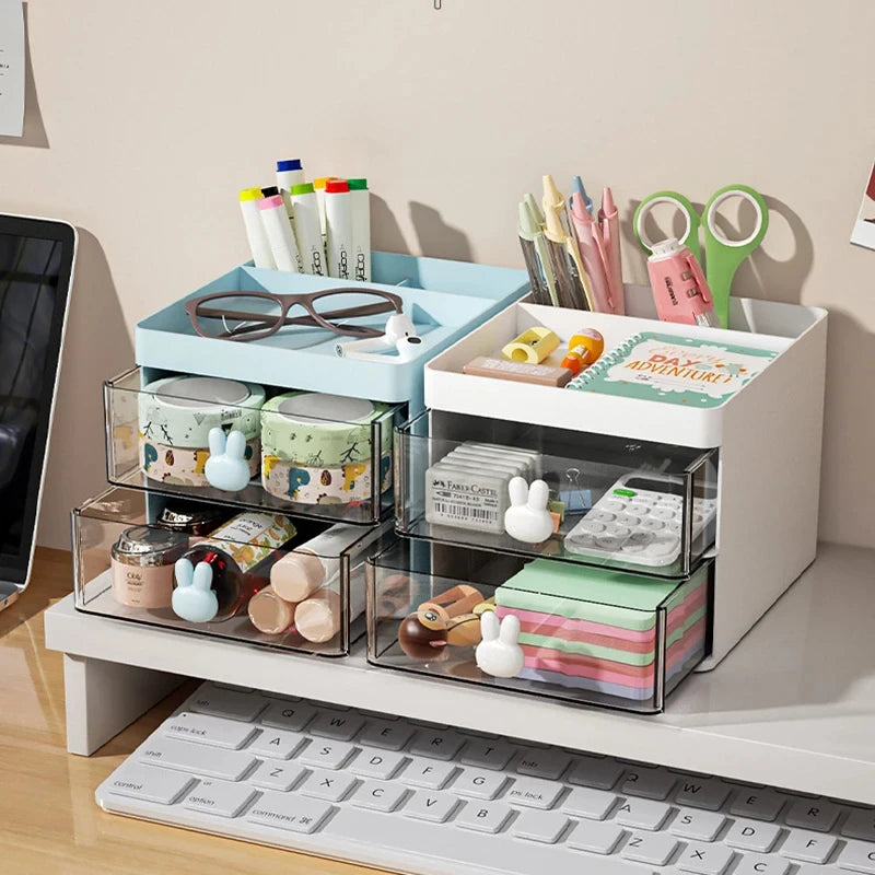 clear desktop drawer organizer