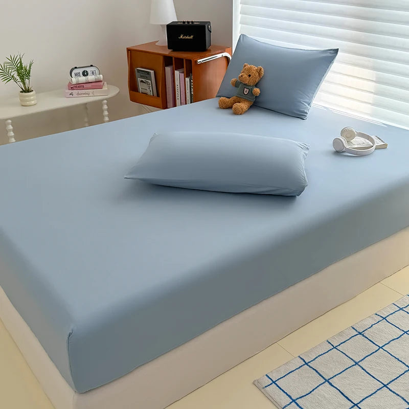plain colored fitted sheets