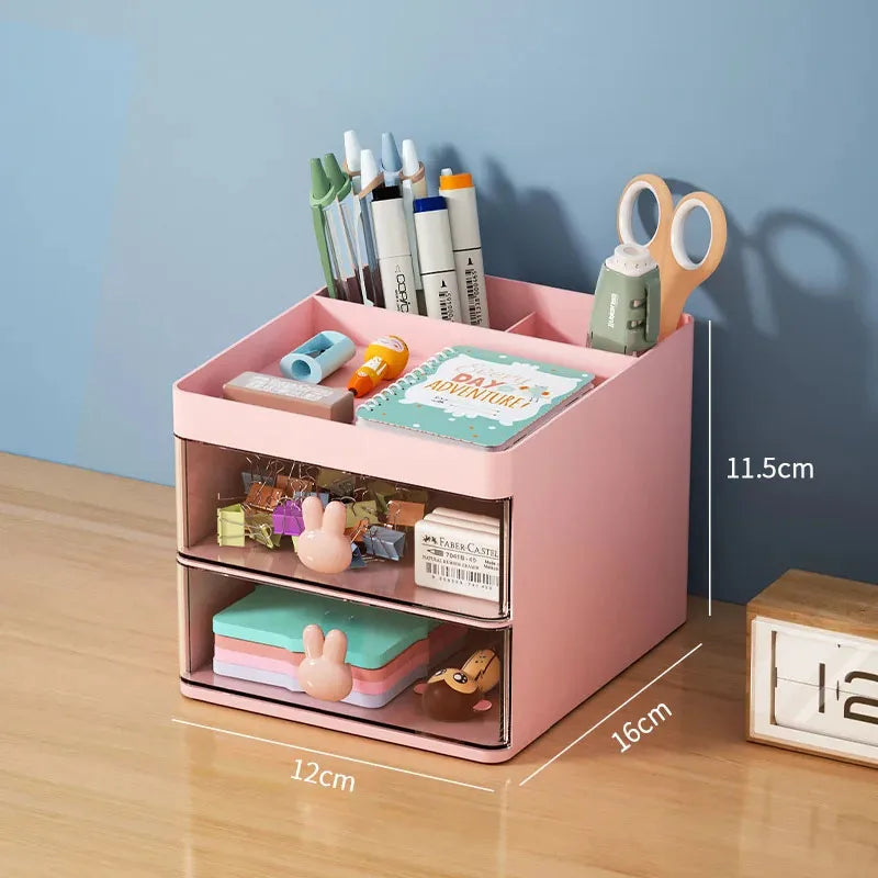 clear desktop drawer organizer