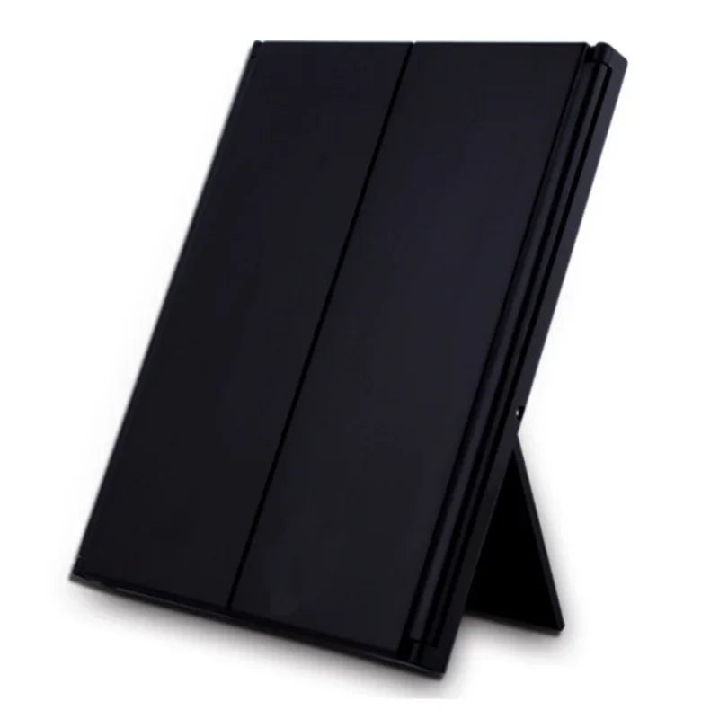 foldable LED mirror- three sided