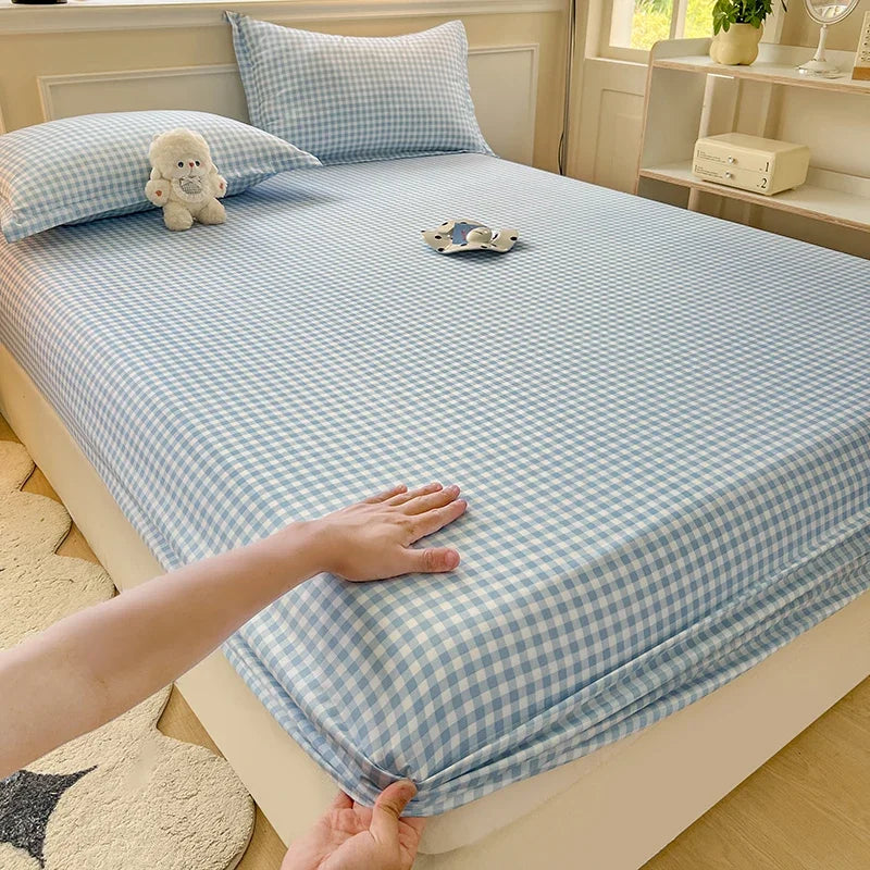 gingham fitted sheets
