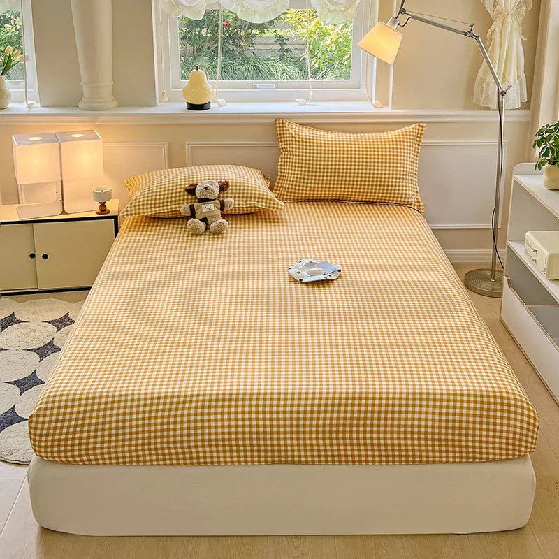 gingham fitted sheets