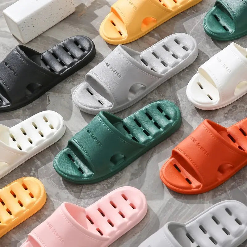 solid slotted shower shoes