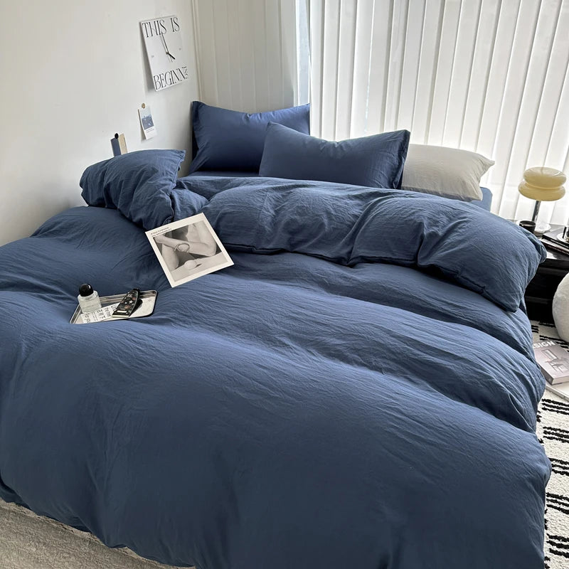 solid color bedding set