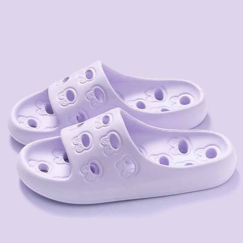 pastel cutout shower slides