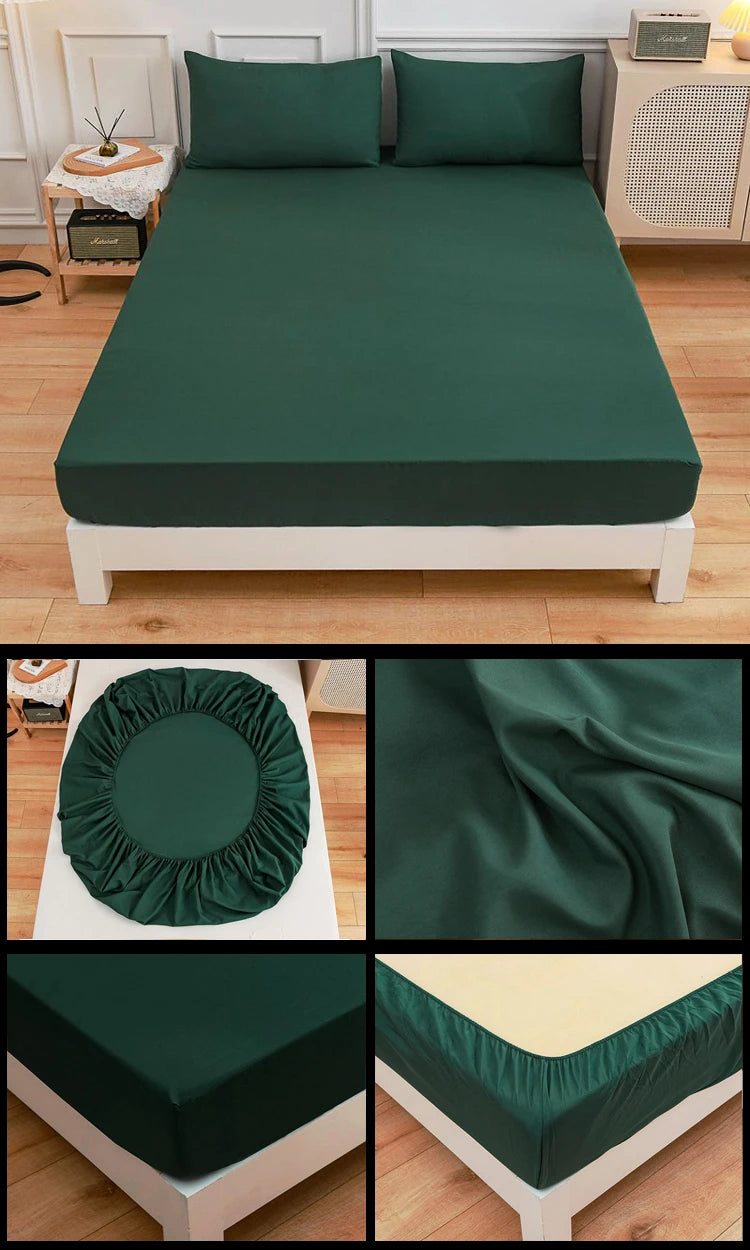 more color solid fitted sheet