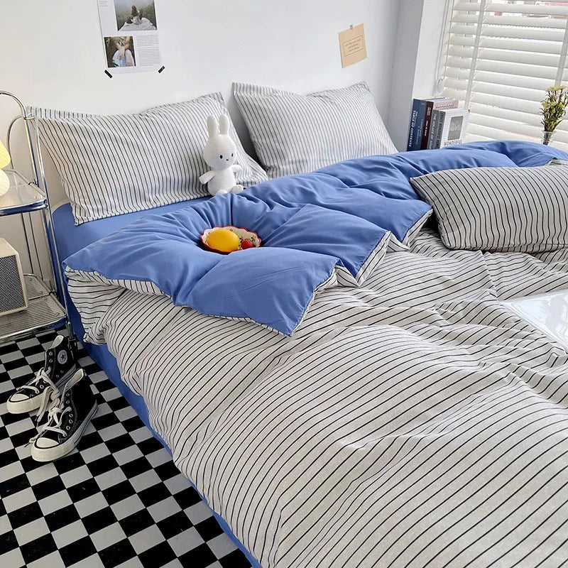 plaid on plaid - duvet cover
